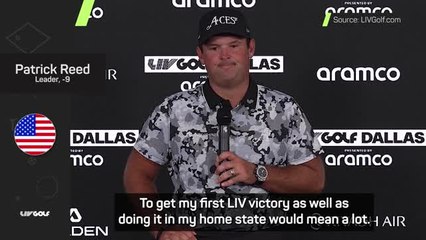 LIV Golf Dallas leader Reed 'trying to stay in the present'