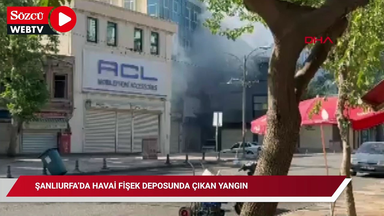 Şanlıurfa’da havai fişek deposunda çıkan yangın söndürüldü