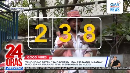 "Ninong ng Bayan" sa Dagupan, may 238 nang inaanak; pang-239 na inaanak niya, bibinyagan sa Hulyo | 24 Oras Weekend