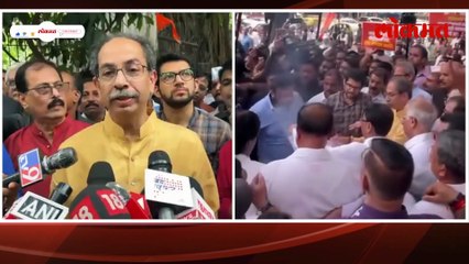 ठाकरे रस्त्यावर, मनसे सोबतीला... कागद फाडला नंतर पेटवला, काय घडलं?