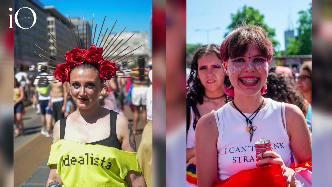 Il Pride è anche un manifesto di stile, volti e look del corteo di Milano