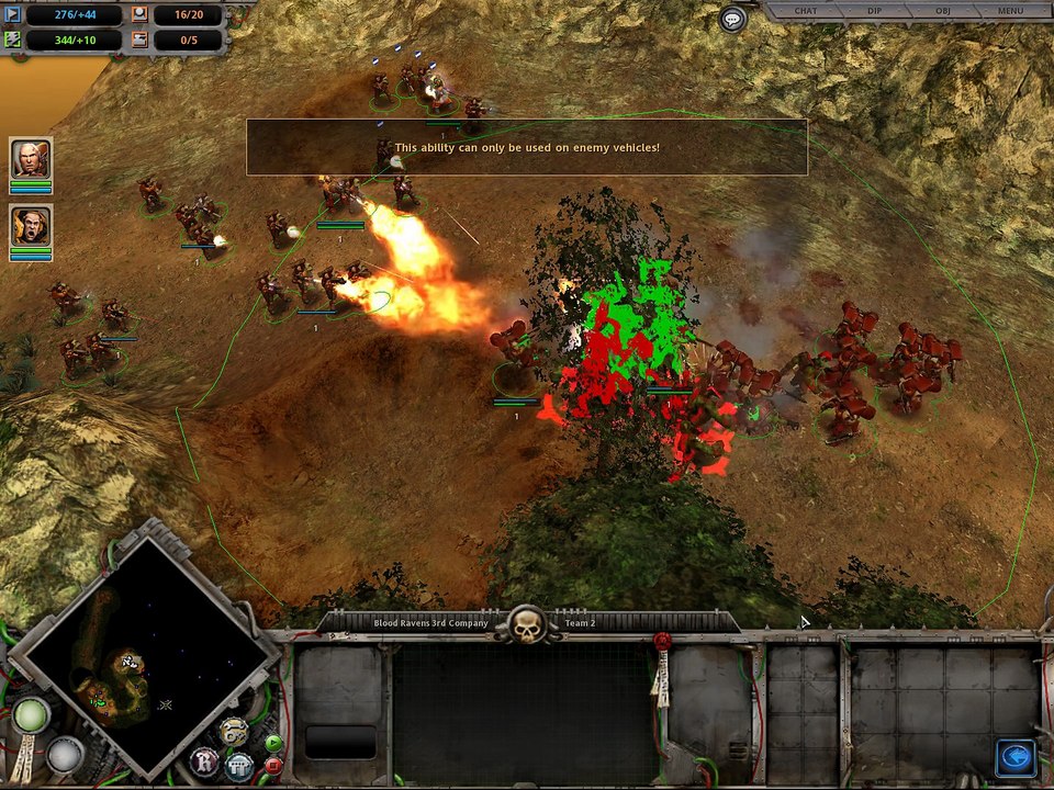 Warhammer 40000 Dawn of War demo: campaign