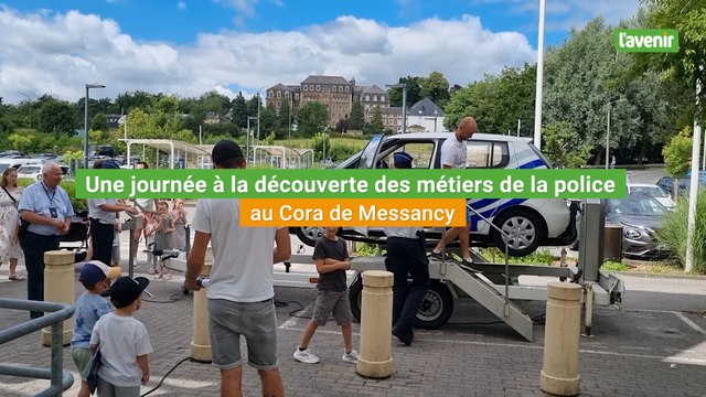 Une journée à la découverte des métiers de la police au Cora de Messancy