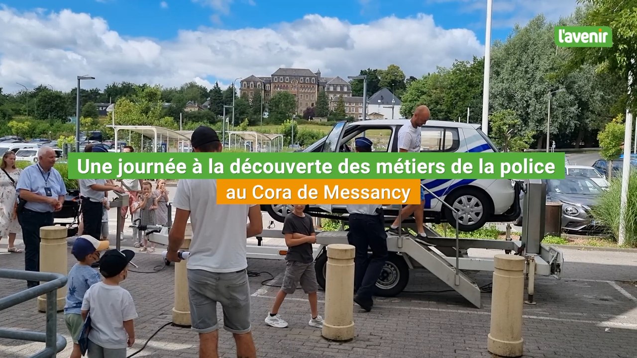 Une journée à la découverte des métiers de la police au Cora de Messancy