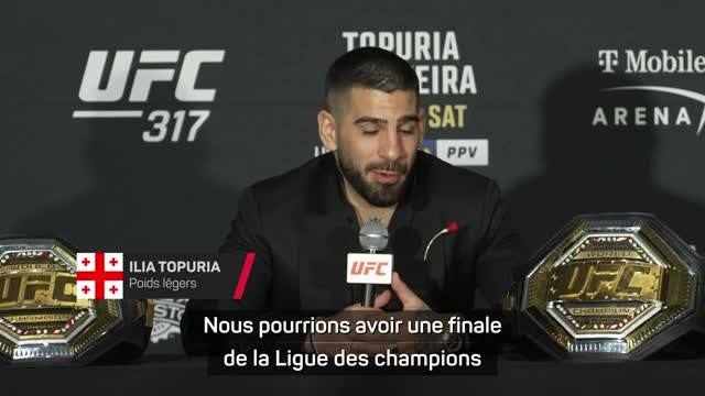 UFC - Topuria veut une finale de Ligue des Champions” contre Pimblett au Santiago Bernabéu en 2026