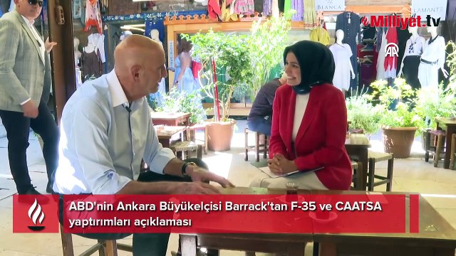 ABD'nin Ankara Büyükelçisi Barrack'tan F-35 ve CAATSA yaptırımları açıklaması