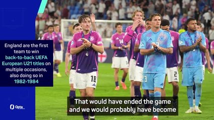 'The football gods were with the English' - Di Salvo on U21 Euro heartbreak