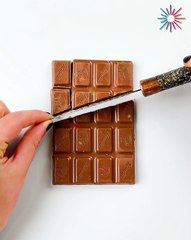 Get one extra chocolate piece every time🤣