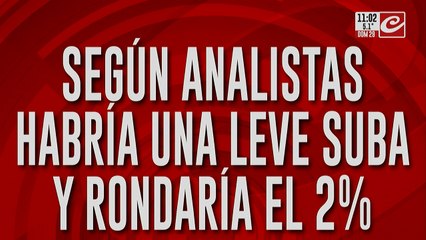 Según los analistas habría una leve suba y rondaría el 2%
