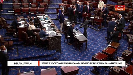 Senat AS sokong rang undang-undang percukaian baharu Trump