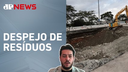 Comentarista critica lançamento de esgoto no Rio Tietê