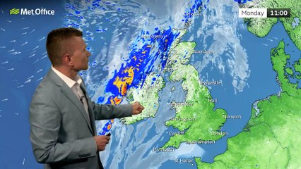 Met Office Monday morning weather forecast 30/06/2025