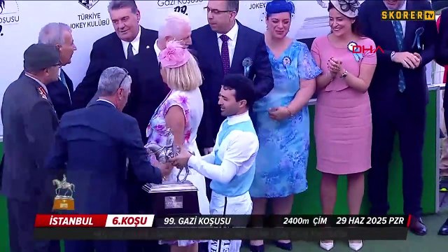 Türk at yarışçılığının derbisi Gazi Koşusu'nu Ahmet Çelik kazandı! Şampiyon at Cutha (TAY TV - Hipodrom.com yarış özeti)