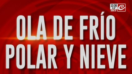 Alerta por ola polar: podría nevar en Buenos Aires este domingo