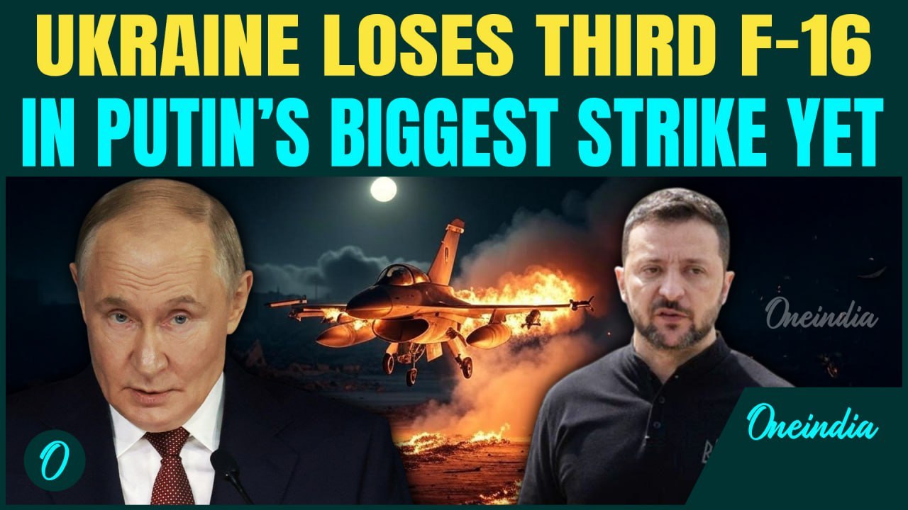Ukrainian F-16 DESTROYED, Pilot DEAD As Russia Fires 537 Missiles In Devastating Night Attack