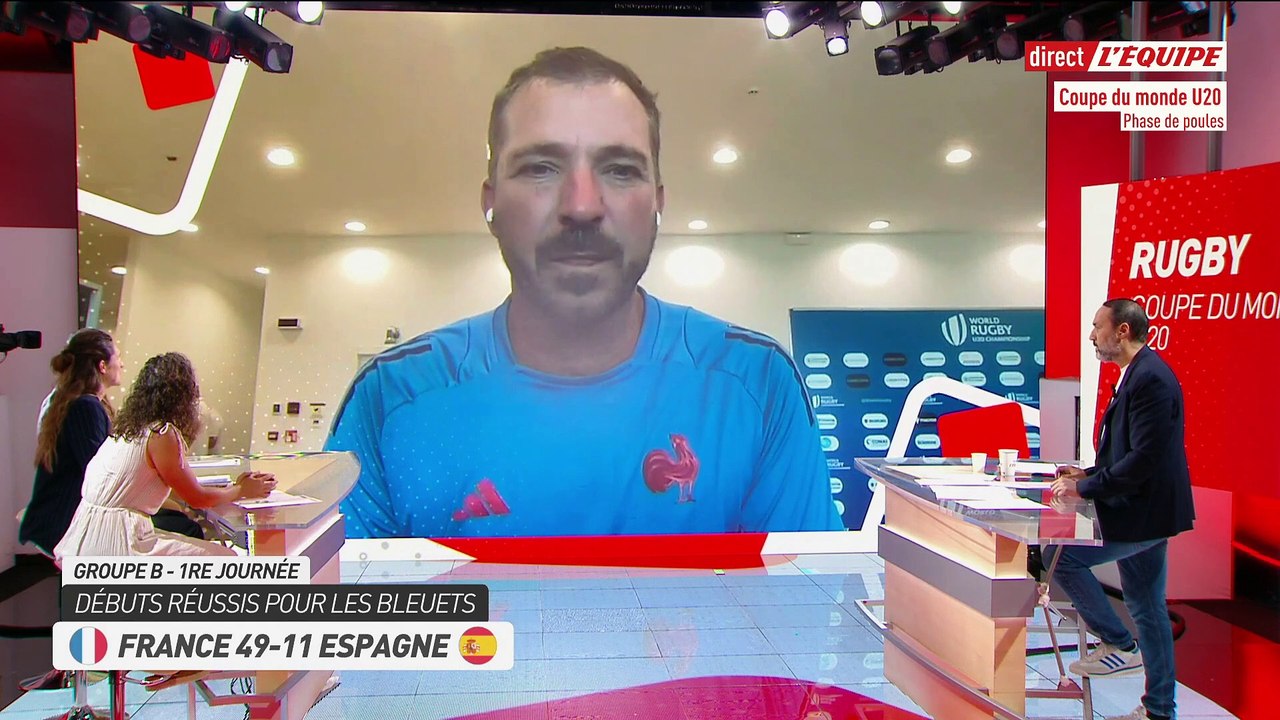 Laborde : « Les joueurs ont fait le job » - Rugby - Coupe du monde U20 - Bleuets