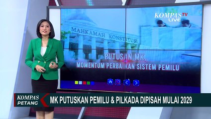 Konsekuensi untuk Pemerintah usai MK Putuskan Pemilu & Pilkada Dipisah Mulai 2029 - CATATAN KOMPAS