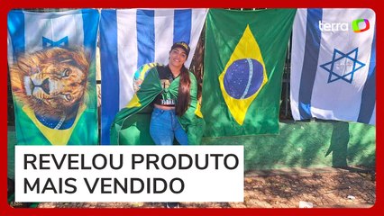 Ambulante ex-apoiadora de Lula diz que ato de Bolsonaro é renda certa: ‘Patriotas nos direcionam’