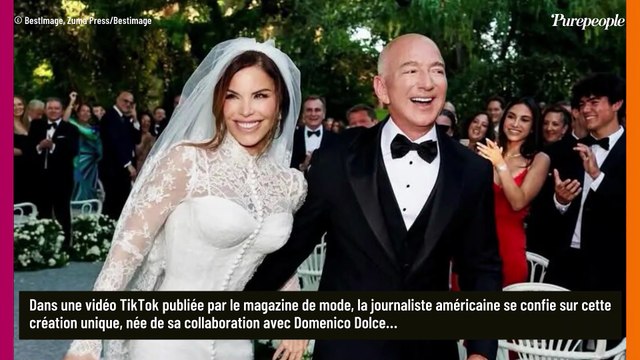 Un chef d'oeuvre signé Dolce&Gabbana ! La robe de mariée de Lauren Sanchez pour son union avec Jeff Bezos à Venise montrée en détails