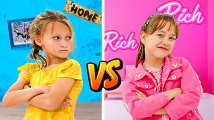 Poor vs Rich Girl story - Kids learn to be kind