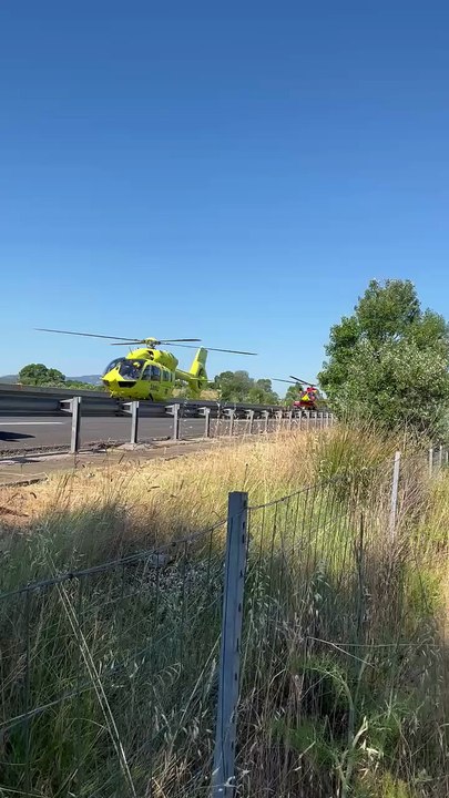 Accident à Trets sur l'autoroute a8 29 juin 2025