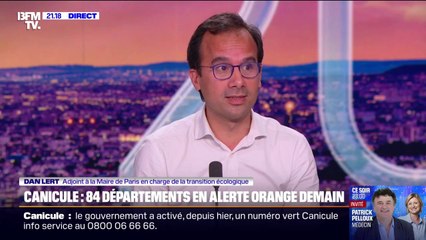 "Si la canicule frappe aussi fort et aussi précocement, c'est lié à l'accélération du changement climatique", déclare Dan Lert, adjoint à la mairie de Paris