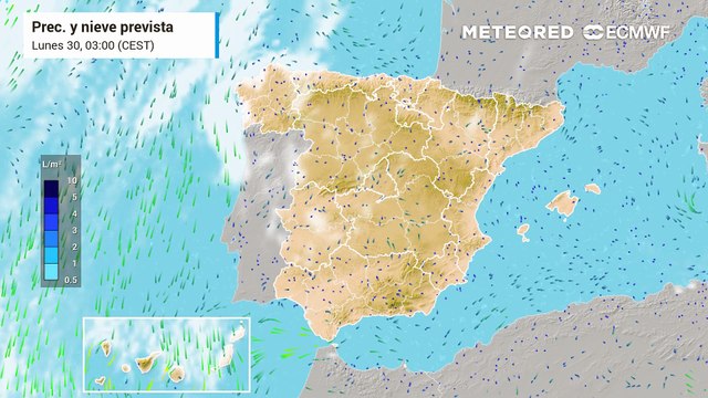En unas horas las tormentas serán intensas en varias zonas de España