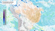 Domingo,  29 de julho: nebulosidade chuva e vento