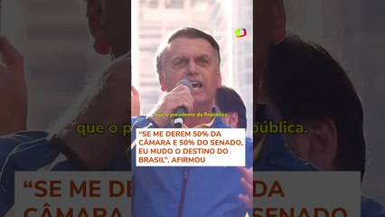 Bolsonaro pede a apoiadores maioria na Câmara e no Senado em 2026 para ‘mudar destino do Brasil’