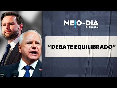 Eleições EUA: Debate de JD Vance e Tim Walz foi equilibrado , Alexandre Borges comenta