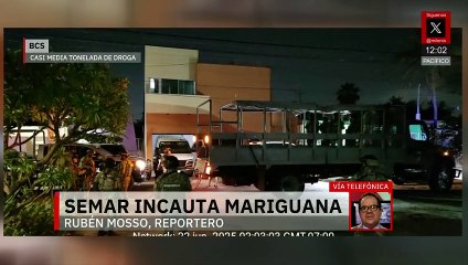 Hallan casi tres toneladas de presunta mariguana en La Paz