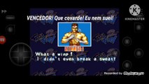 Fatal Fury 2 Joe Higashi vs Billy Kane fala de vitória do Joe Higashi em português