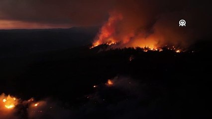 İzmir'de orman yangını! 4 köy 2 mahalle boşaltıldı