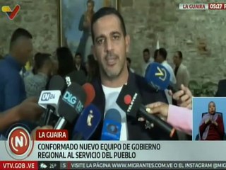 Presentan al nuevo equipo de la Gobernación de La Guaira
