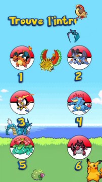 Trouve l'intrus parmi ces Pokémon #1