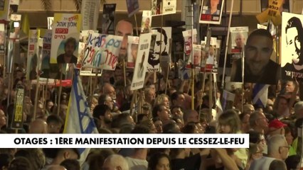 Israël : première manifestation depuis le cessez-le-feu
