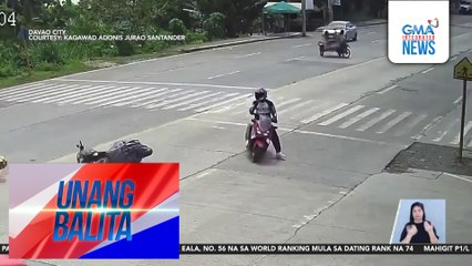 Huli-cam – Apat na motorsiklo, nagkarambola sa Tugbok District | Unang Balita