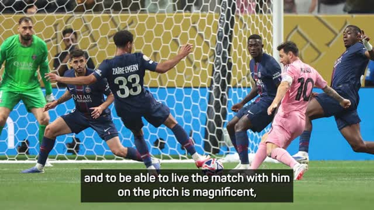 Beraldo thrilled to have shared the pitch with 'magic' Messi