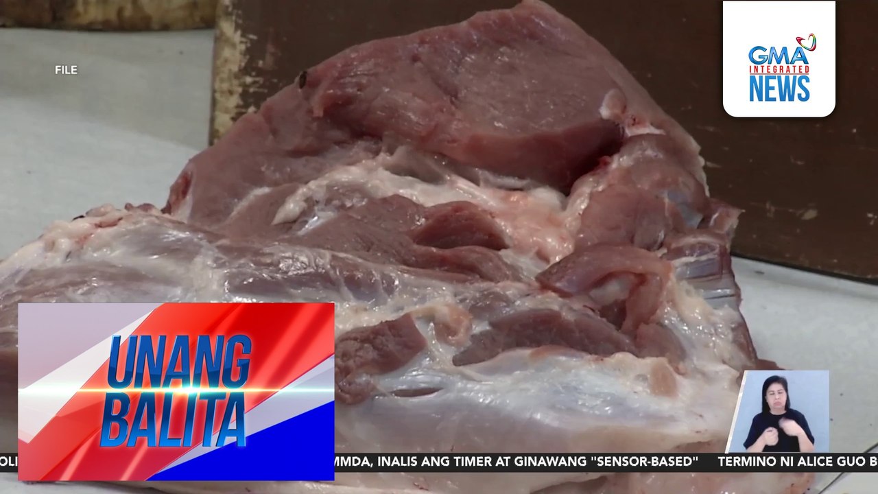 Presyo ng karneng baboy sa ilang pamilihan, mataas pa rin; mga mamimili, todo diskarte sa pag-budget | Unang Balita