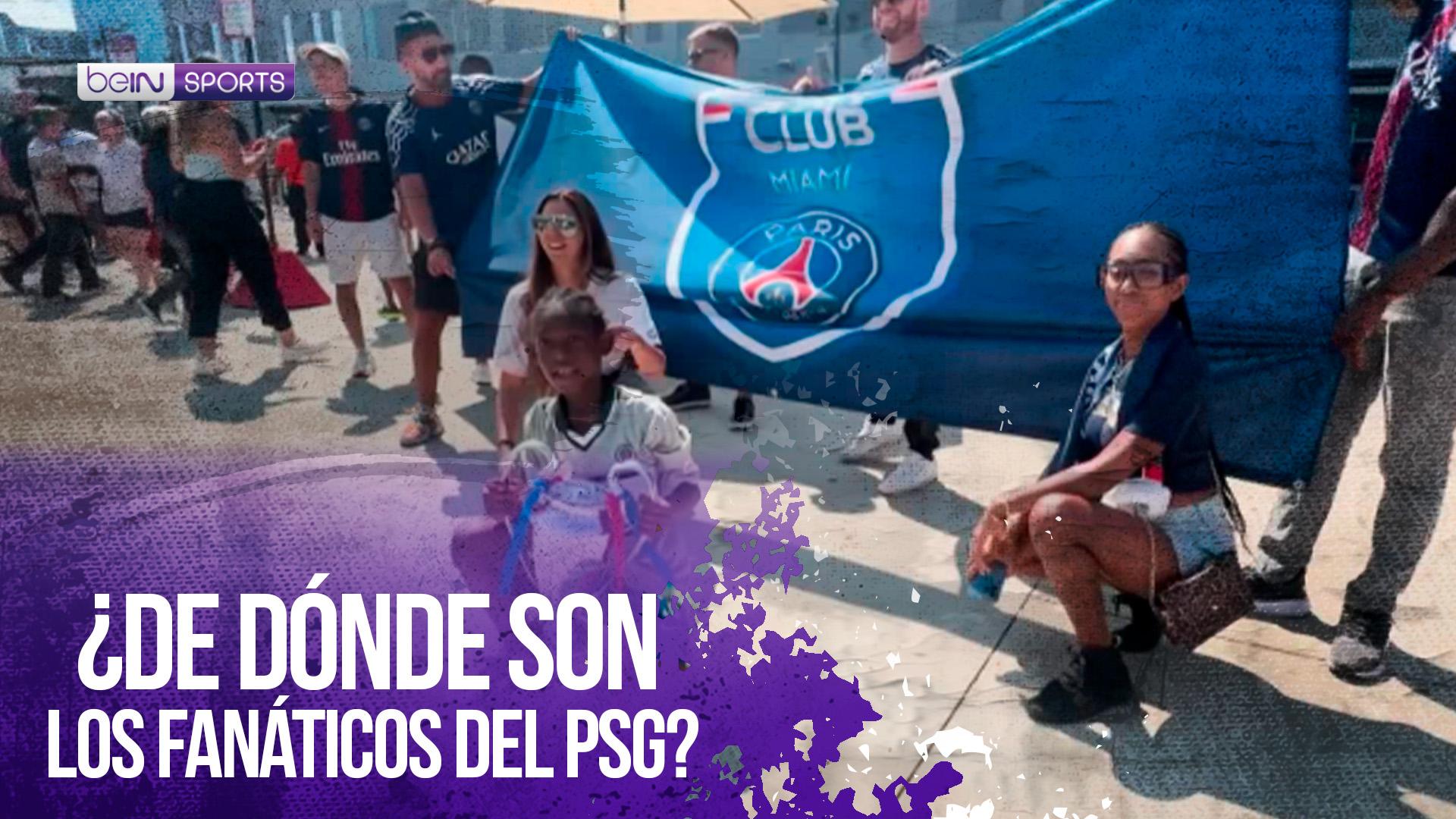 ¿De dónde son los fanáticos del PSG?