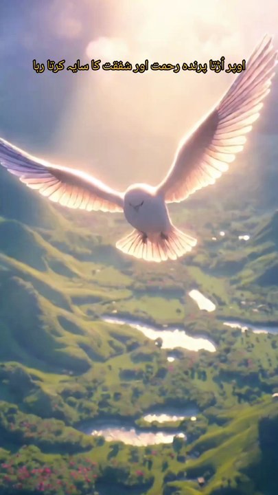 اوپر اُڑتا پرندہ رحمت اور  #viralvideo #LionAndChild #ViralReels  #InnocenceAndStrength   #youtubeshorts