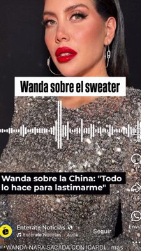 Wanda Nara aseguró que todo lo que hace Mauro Icardi Icardi es para ella: La China no se da cuenta