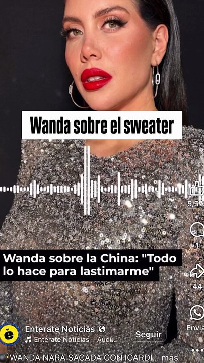 Wanda Nara aseguró que todo lo que hace Mauro Icardi Icardi es para ella: "La China no se da cuenta"