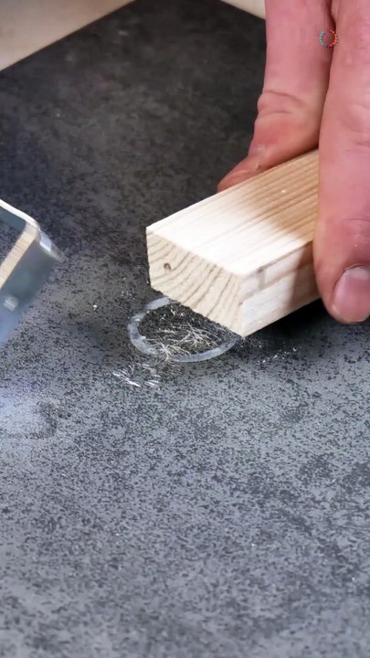 This drilling technique prevents tear-out 💡🛠️