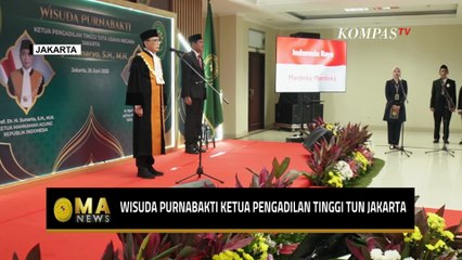 Ketua PT TUN Jakarta Oyo Sunaryo Diwisuda Purnabakti, MA Beri Penghormatan - MA NEWS
