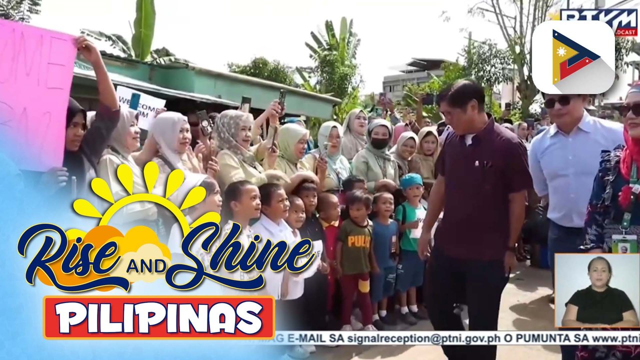 PBBM, bumisita sa Temporary Learning Spaces sa Sogonsongan, Marawi City