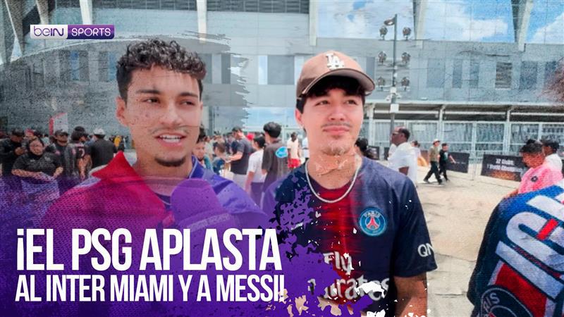 ¡El PSG aplasta al Inter Miami y a Messi!