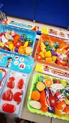 Sunny Learn Body Parts Doctor Set and Ratna's Chop-N-Play Fruit and Veggie Kit with Tray