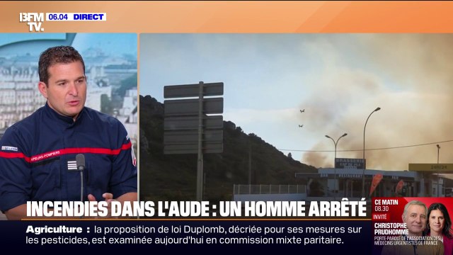 Incendie dans l'Aude: Tout le pourtour méditerranéen est sous vigilance extrême des pompiers , indique Éric Brocardi (Fédération nationale des sapeurs-pompiers de France)