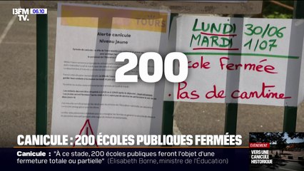 "Il aurait fallu plutôt trouver des solutions pour rafraîchir les écoles": 58 écoles publiques de Tours fermées en raison de la canicule